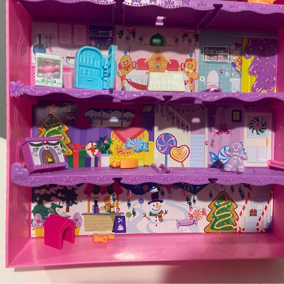 Polly Pocket Advent Calendar Winter House Design 4 Floors *no wall dividers* - Picture 4 of 8